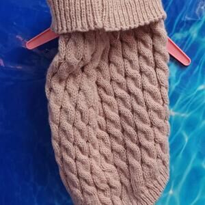 Pet Clothing- Knitted Sweater with Collar - Pullover Super Soft Cotton